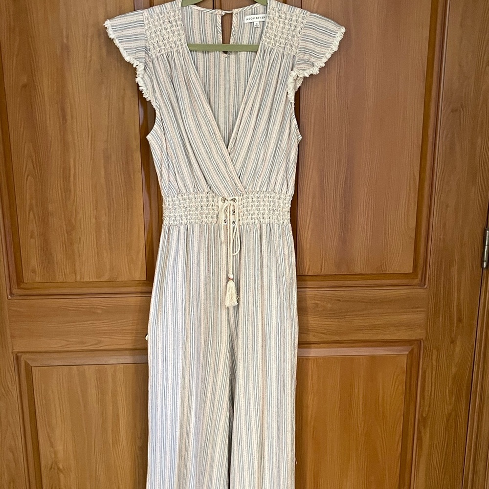 Moon River Wide-Leg Jumpsuit